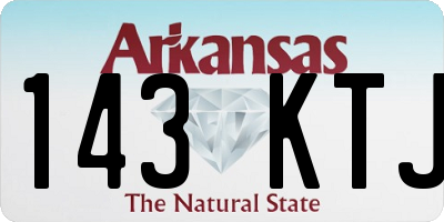 AR license plate 143KTJ