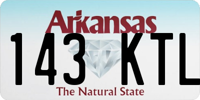 AR license plate 143KTL