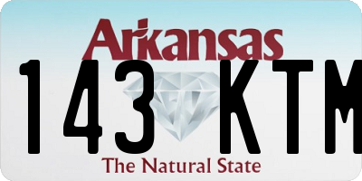 AR license plate 143KTM