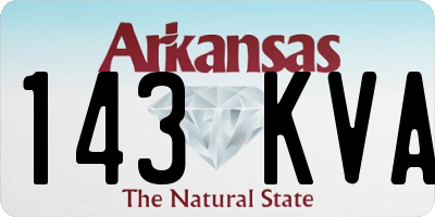 AR license plate 143KVA