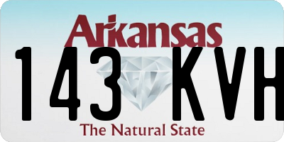 AR license plate 143KVH