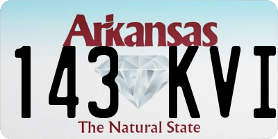 AR license plate 143KVI