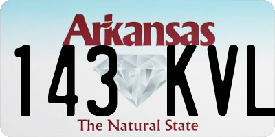 AR license plate 143KVL