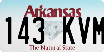 AR license plate 143KVM