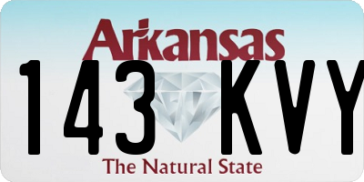 AR license plate 143KVY