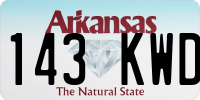 AR license plate 143KWD
