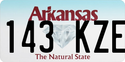 AR license plate 143KZE