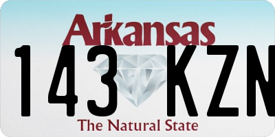 AR license plate 143KZN