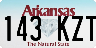 AR license plate 143KZT