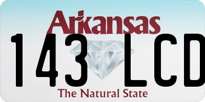 AR license plate 143LCD