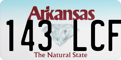 AR license plate 143LCF