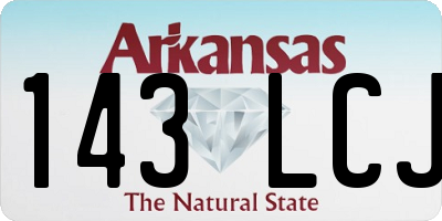 AR license plate 143LCJ