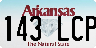 AR license plate 143LCP