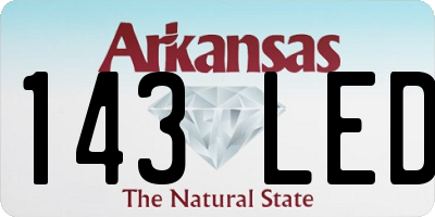 AR license plate 143LED