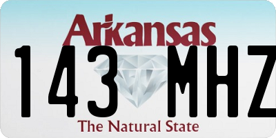 AR license plate 143MHZ