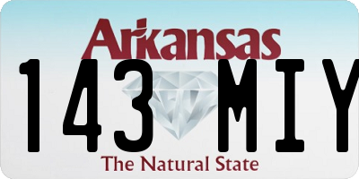 AR license plate 143MIY