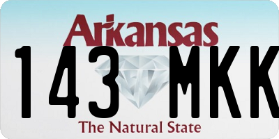 AR license plate 143MKK