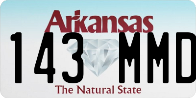 AR license plate 143MMD