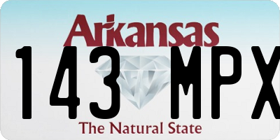 AR license plate 143MPX