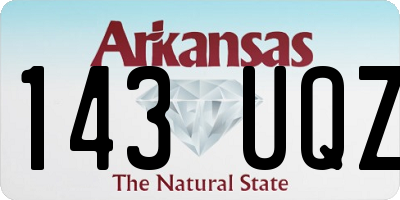 AR license plate 143UQZ