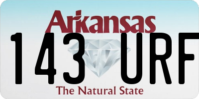 AR license plate 143URF