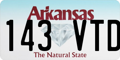 AR license plate 143VTD