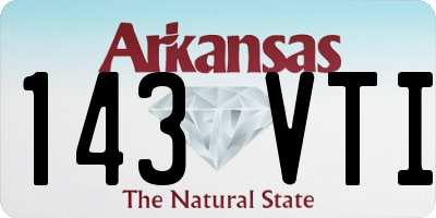 AR license plate 143VTI
