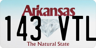 AR license plate 143VTL