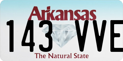 AR license plate 143VVE