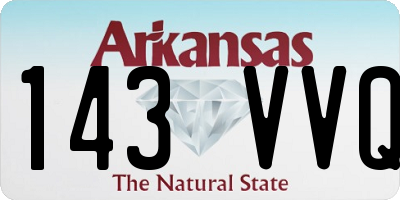 AR license plate 143VVQ