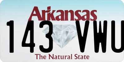 AR license plate 143VWU