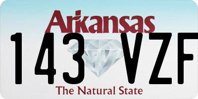 AR license plate 143VZF