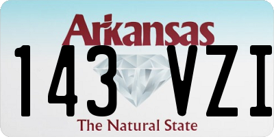 AR license plate 143VZI