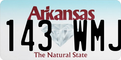 AR license plate 143WMJ