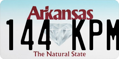 AR license plate 144KPM