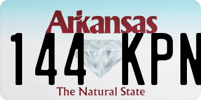 AR license plate 144KPN