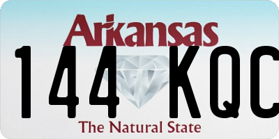 AR license plate 144KQC