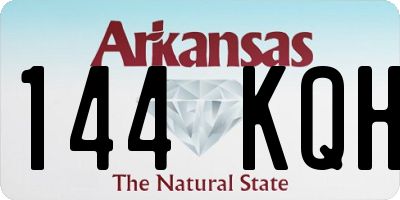 AR license plate 144KQH