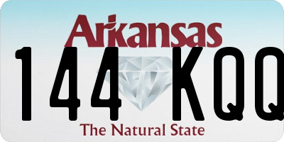 AR license plate 144KQQ