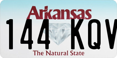 AR license plate 144KQV