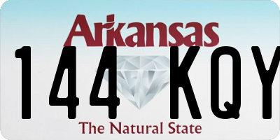 AR license plate 144KQY