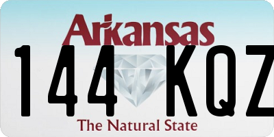 AR license plate 144KQZ