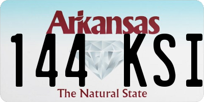 AR license plate 144KSI