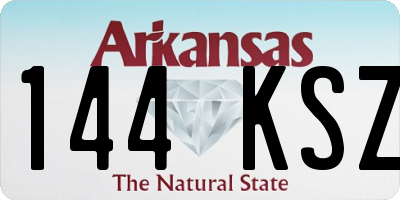 AR license plate 144KSZ