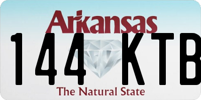 AR license plate 144KTB