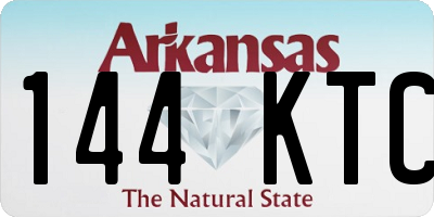 AR license plate 144KTC