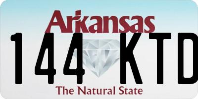 AR license plate 144KTD