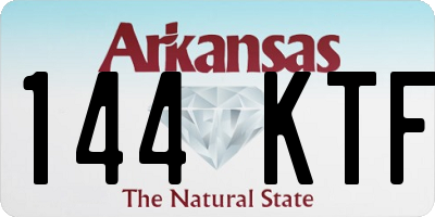 AR license plate 144KTF