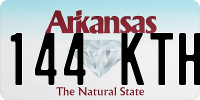 AR license plate 144KTH