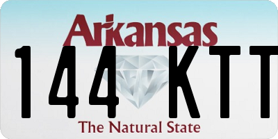 AR license plate 144KTT
